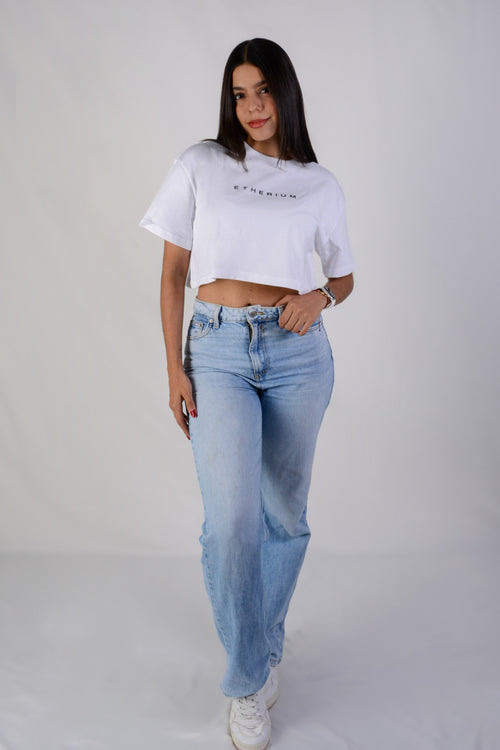 ETHER OVERSIZE CROP TOP | MUJER