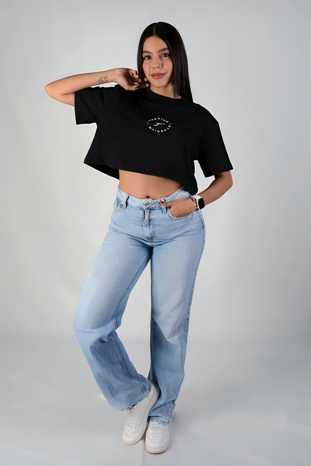 ETHER OVERSIZE CROP TOP | MUJER